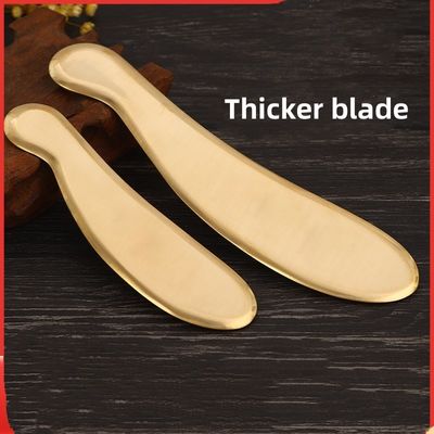Hot Brass Guasha Scraping Massage Tools Metal Gua Sha Tools For Spa with Customized Logo Availabled Plain
