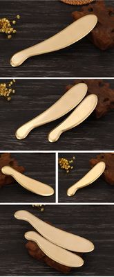 Hot Brass Guasha Scraping Massage Tools Metal Gua Sha Tools For Spa with Customized Logo Availabled Plain