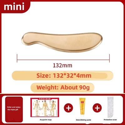 Hot Brass Guasha Scraping Massage Tools Metal Gua Sha Tools For Spa with Customized Logo Availabled Plain