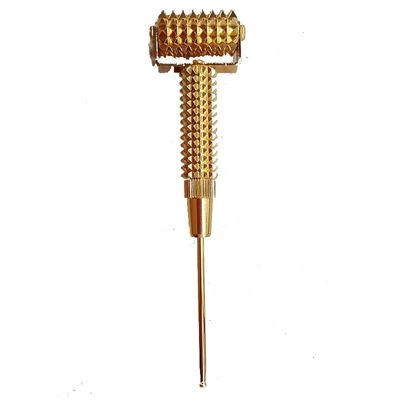 Customized Logo Availabled Massage Tools Pure Copper Guasha Massager Acupressure Point Acupuncture Gua Sha Roller For Beauty