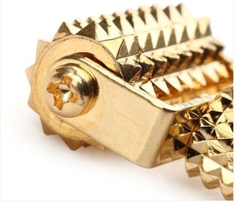 Body Massage Equipment Spikey Brass Manual Acupressure Reflexology Stick for Health and Tissue Massage
