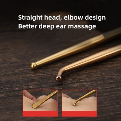 Gold Function Manual Reflexology Pen for Health Care Therapy Tissue Massage Stick