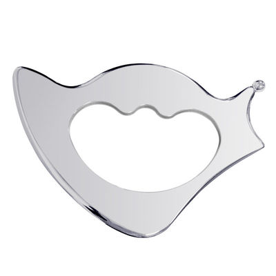 Stainless Steel Gua Sha IASTM Tool Silver Massage Tool for Deep Tissue Scraping and Release