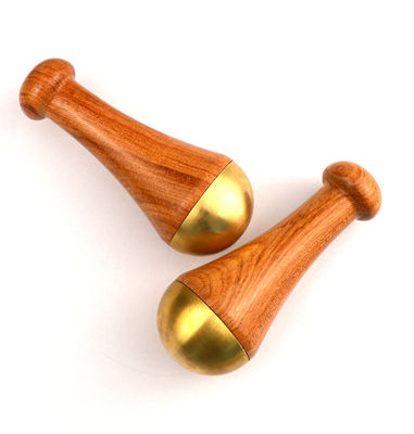 Body Massage Treatment Handheld Kansa Wands Brass Gua Sha Massage Stick with Customized Logo Availabled