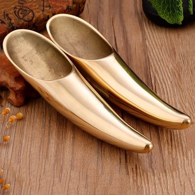 Experience the Power of Gua Sha Scraping Horn Body Tool Brass Guasha for Face and Body Muscle Massage Reduce Cellulite