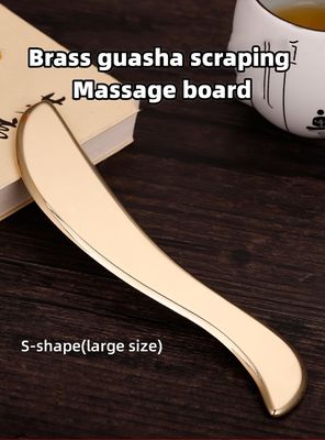 Body Massage Gua Sha Tool Kit Brass Plate Scraping Massage Concave Shape Board for Neck Back and Legs