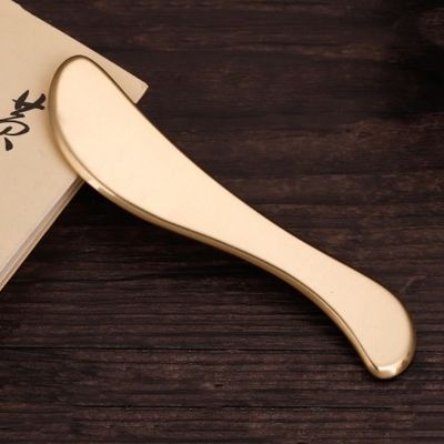 Body Massage Gua Sha Tool Kit Brass Plate Scraping Massage Concave Shape Board for Neck Back and Legs