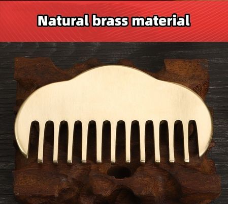 Facial Guassha Scraping Tool 100% Brass Gua Sha Comb for Blood Circulation and Massage Improvement