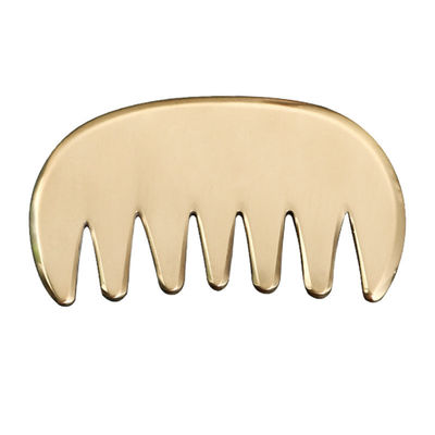 Body Muscles Natural Brass Gua Sha Board Scalp Massage Comb Guasha Stone Head Massager Hair Health Care Salon Beauty Tool