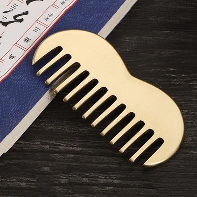 Brass Gua Sha Scalp Massage Comb Popular Products 2024 Copper Guasha Acupressure point Massager Tool Scraping Apparatus