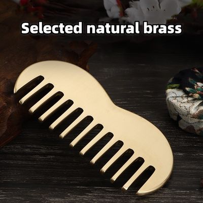 Brass Gua Sha Scalp Massage Comb Popular Products 2024 Copper Guasha Acupressure point Massager Tool Scraping Apparatus