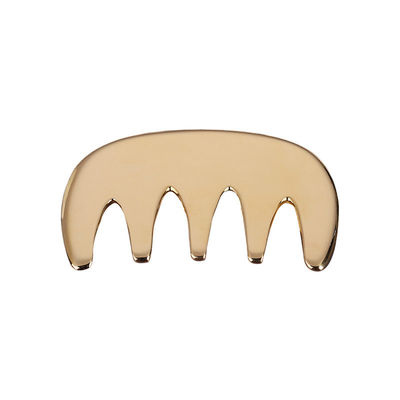 Copper Guasha Massage Tools Metal Brass Hair Gua sha Comb Acupuncture Scalping Point Apparatus for Head Acupuncture Comb