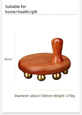 Custom Logo Lift The Scalp Nerve Guasha Tool Brass Wood Scalp Massage Tools For Body Head Scalp Gua Sha Nerve Massage