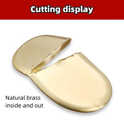 Customized Logo Availabled Brass Metal Gua Sha Scraping Board for Facial Spa Massager Meridian Massage Skincare Tool Home