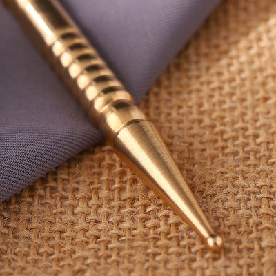 Customized Logo Availabled Brass Handle 2024 Style Copper Eye Ear Gua Sha Massage Stick for Facial Acupoint Import