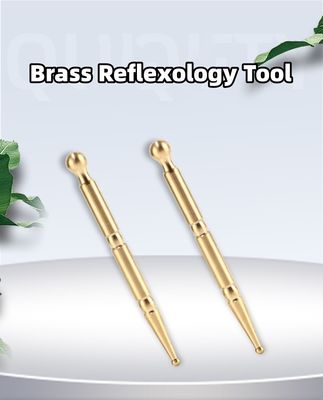 Body Massage Equipment Copper Facial Reflexology Tool for Face Metal Stick Myofascial Release Massage