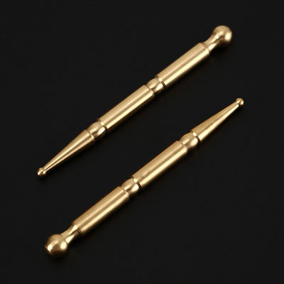Body Massage Equipment Copper Facial Reflexology Tool for Face Metal Stick Myofascial Release Massage