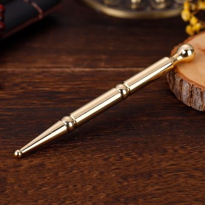 Metal Body Probe Acupressure Stick Pen Advanced Brass Acupoint Therapy Ear Massager for Body Massage