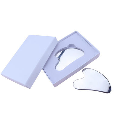Massage Equipment Custom Logo Availabled Anti Aging Silver 304 Stainless Steel Metal Gua Sha Face Roller Eye Cream Stick