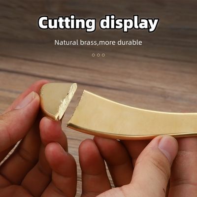 Body Massager S Shape Natural Brass Metal Gua Sha Scraping Board Guasha Facial Spa Meridian Massage Skincare Beauty Tool