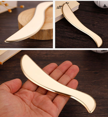 Body Massager S Shape Natural Brass Metal Gua Sha Scraping Board Guasha Facial Spa Meridian Massage Skincare Beauty Tool