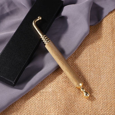 Full-body Massage Area Elbow Brass Copper Manual Acupressure Reflexology Pen for Gold Plated Tissue Massage Stick