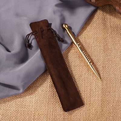 Acupuncture Therapy Double-end Brass Manual Acupressure Reflexology Pen for Body Health Care Therapy Tissue Massage Stick