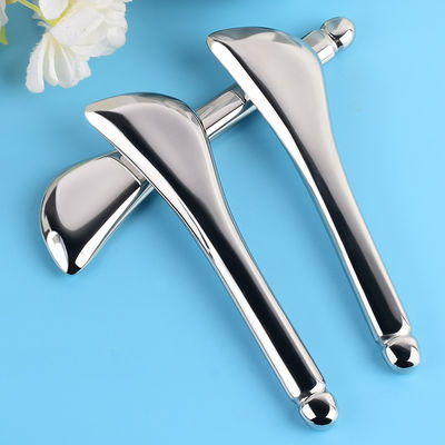 Stainless Steel Gua Sha Massage Wand 304 Guasha Stick Metal Spoon Shape for Facial and Body Muscles Massage