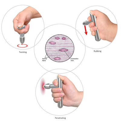 Stainless Steel T-bar Massage Tool Perfectly Targets Trigger Points Myofascial Release Therapy and Deep Tissue Motor