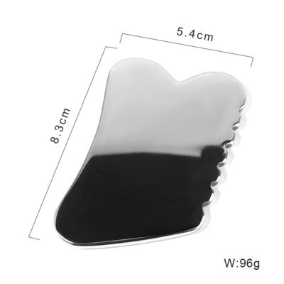 Head Massage Equipment Custom Shape Massager Tools Face Roller Massage Metal Guasha Comb 304 Stainless Steel Guasha Comb