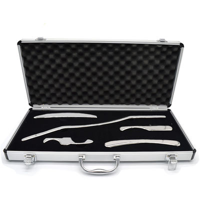 Silver Properties Medical Grade Stainless Steel Gua Sha Tools for Beauty Massager Properties 5 in 1 Set
