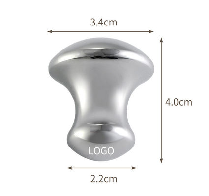 Customized Logo Availabled Hot Stainless Steel Mushroom Shape Gua Sha Massager for Facial Beauty Body Skincare Relaxation