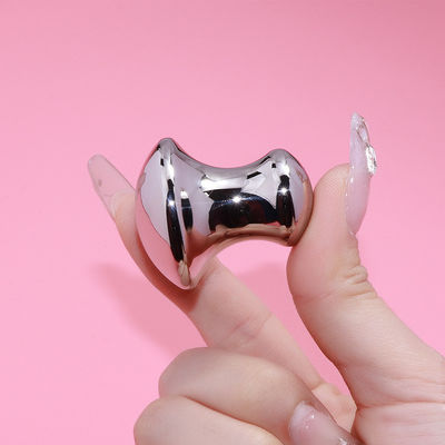 Customized Logo Availabled Hot Stainless Steel Mushroom Shape Gua Sha Massager for Facial Beauty Body Skincare Relaxation