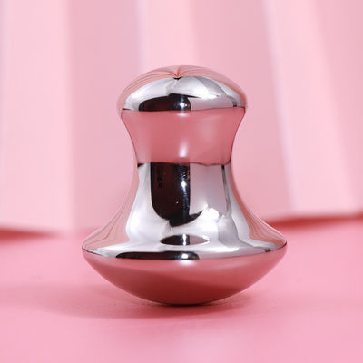 Customized Logo Availabled Hot Stainless Steel Mushroom Shape Gua Sha Massager for Facial Beauty Body Skincare Relaxation