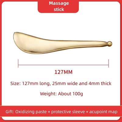 Body Muscles Pressure Point Massager Pure Brass Acupressure Gua Sha Beauty Pen Copper Trigger Point