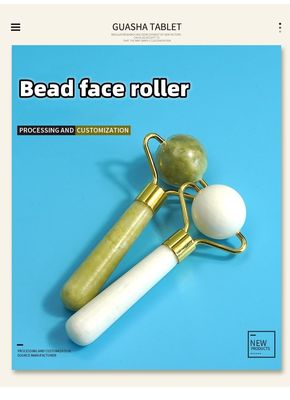 Massage Equipment Customized Spherical Shapes Gua Sha Roller Tool for Face Scraping Massage Roller Products Guasha