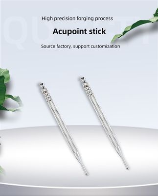 Body Massage Equipment Silver Ear Pressure Acupuncture Point Massage Probe Auricular Detection Pen Stick Ear Care Health Care