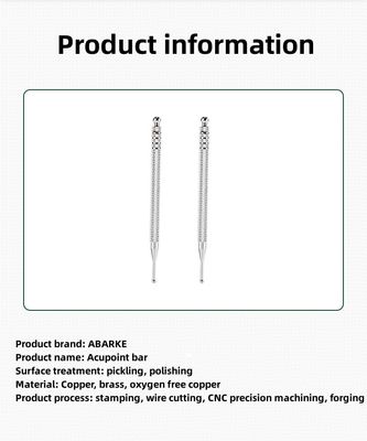 Body Massage Equipment Silver Ear Pressure Acupuncture Point Massage Probe Auricular Detection Pen Stick Ear Care Health Care