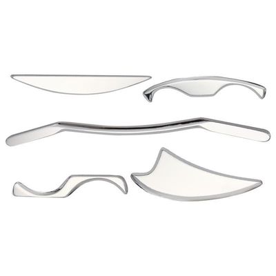 Brass Massage Equipment 2024 Stainless Steel Gua Sha Long Bar Metal Guasha Scraping Tool for Muscle and Tissue