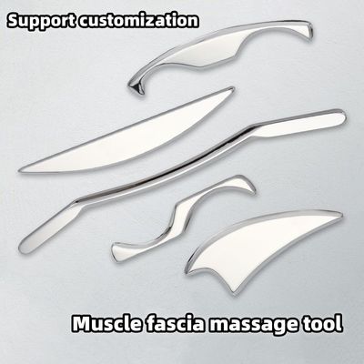 Brass Massage Equipment 2024 Stainless Steel Gua Sha Long Bar Metal Guasha Scraping Tool for Muscle and Tissue