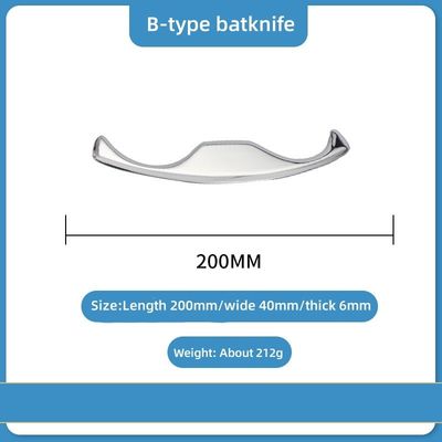 Brass Massage Equipment 2024 Stainless Steel Gua Sha Long Bar Metal Guasha Scraping Tool for Muscle and Tissue