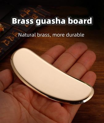 Professional Massage Tool Gold Copper Brass Handle Face Massager Guasha Board with High Qualit