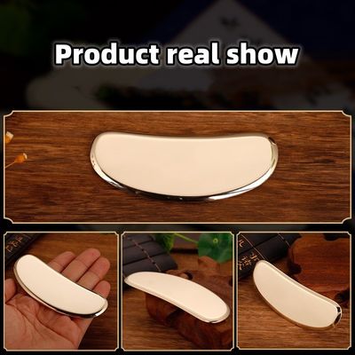 Professional Massage Tool Gold Copper Brass Handle Face Massager Guasha Board with High Qualit