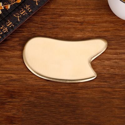 Face/Body Massage Tool 2024 Brass Metal Gua Sha Scraping Board for Facial Spa Massager and Meridian Massage Skin Care