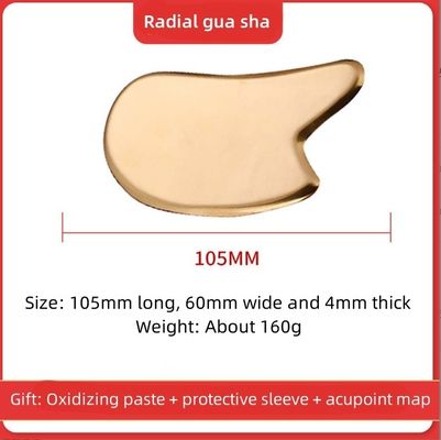 Face/Body Massage Tool 2024 Brass Metal Gua Sha Scraping Board for Facial Spa Massager and Meridian Massage Skin Care