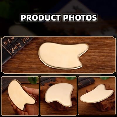 Face/Body Massage Tool 2024 Brass Metal Gua Sha Scraping Board for Facial Spa Massager and Meridian Massage Skin Care