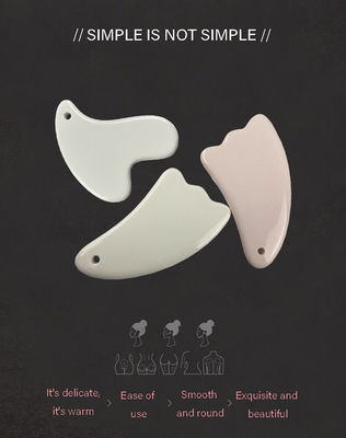 Ceramic Guasha Massage Board The Ultimate Choice for Facial and Body Skincare Gua Sha Treatment in Spa Health Care