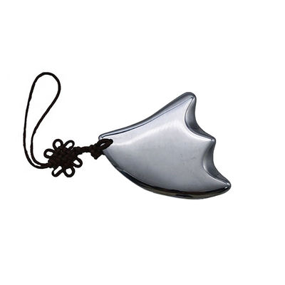 Body Healthcare Massage Function Silver Terahertz Facial Meridians Gua Sha Tool Energy Stone Acupuncture Point Massaging