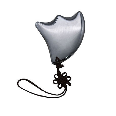 Body Healthcare Massage Function Silver Terahertz Facial Meridians Gua Sha Tool Energy Stone Acupuncture Point Massaging