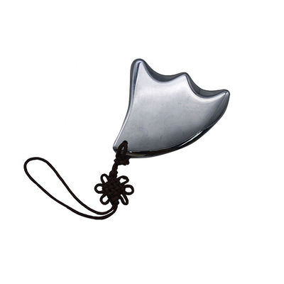 Body Healthcare Massage Function Silver Terahertz Facial Meridians Gua Sha Tool Energy Stone Acupuncture Point Massaging